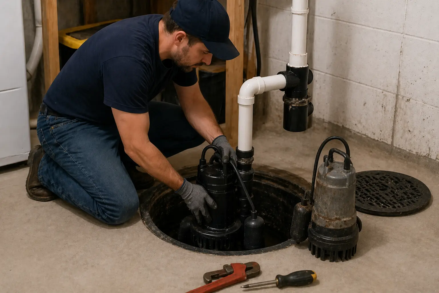 Emergency basement pump repair Port Hope